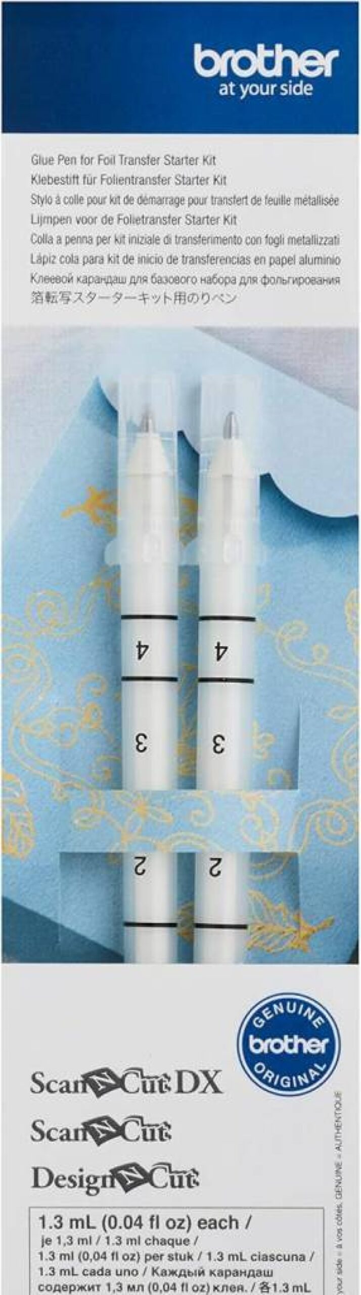 Brother Glue Pen - Clear Adhesive Precision Applicator for Crafts and Repairs