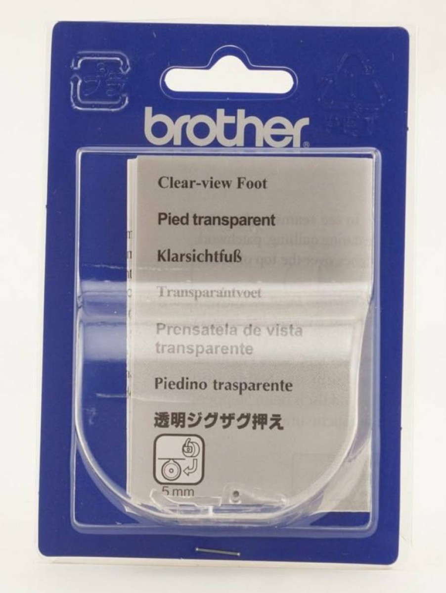 Brother SA144 Clearview Vertical Sewing Machine Foot for Enhanced Visibility and Precision Stitching