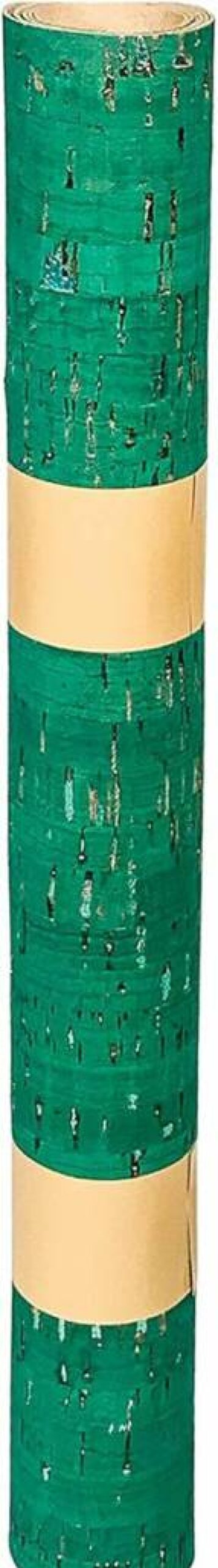 Brother ScanNCut Rolled Cork Fabric - Emerald Green Pattern, Color Options for DIY Crafts