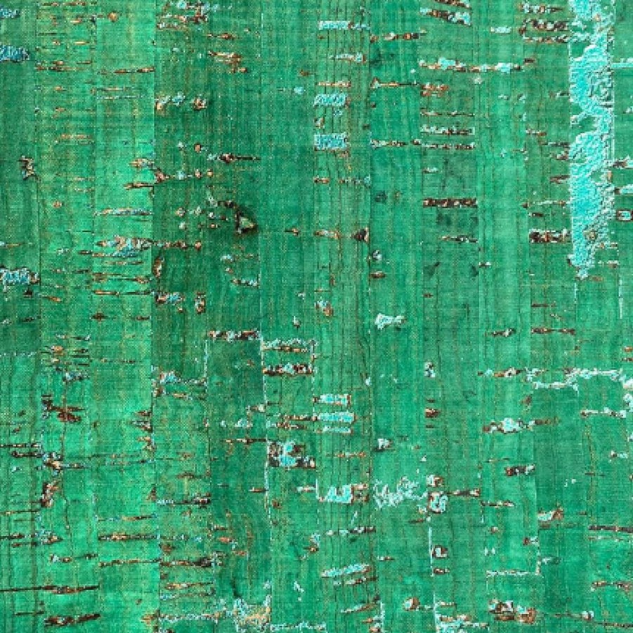 Brother ScanNCut Rolled Cork Fabric - Emerald Green Pattern, Color Options for DIY Crafts