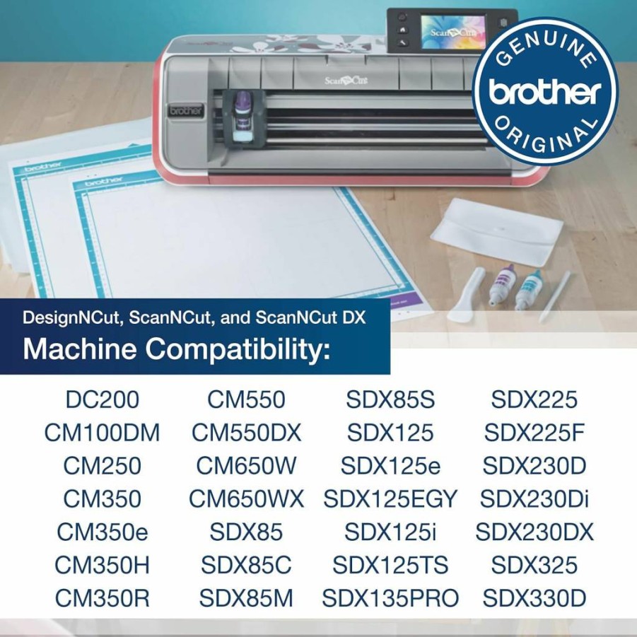 Brother ScanNCut Standard Replacement Cut Blade - Compatible with Cardstock, Craft Foam, Vinyl, Fabric & Paper Cutting Machines