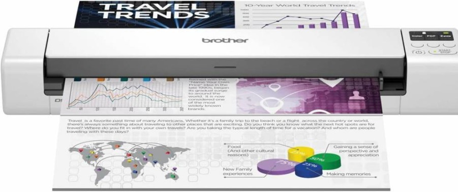 Brother DS-940DW Wireless Duplex Document Scanner with Compact Mobile Design