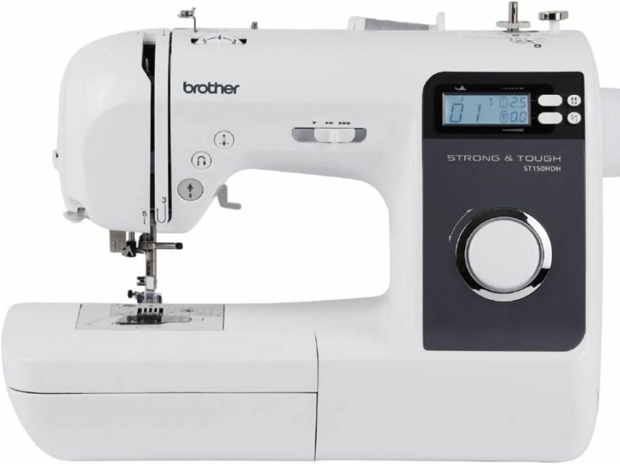 Brother ST150HDH Heavy Duty Sewing Machine with 50 Built-In Stitches, LCD Display, 9 Presser Feet, and Durable Metal Frame for Professional Stitching