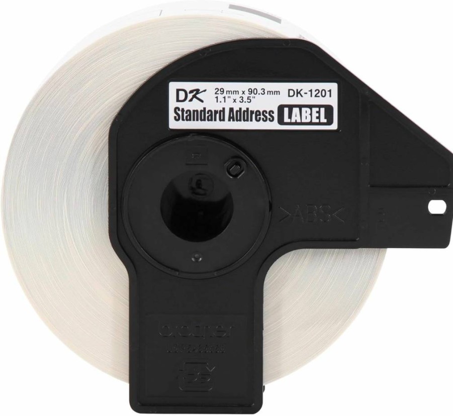 Brother DK1201 Genuine Address Labels for QL Printers - Die-Cut Standard Rolled Labels (DK1201)