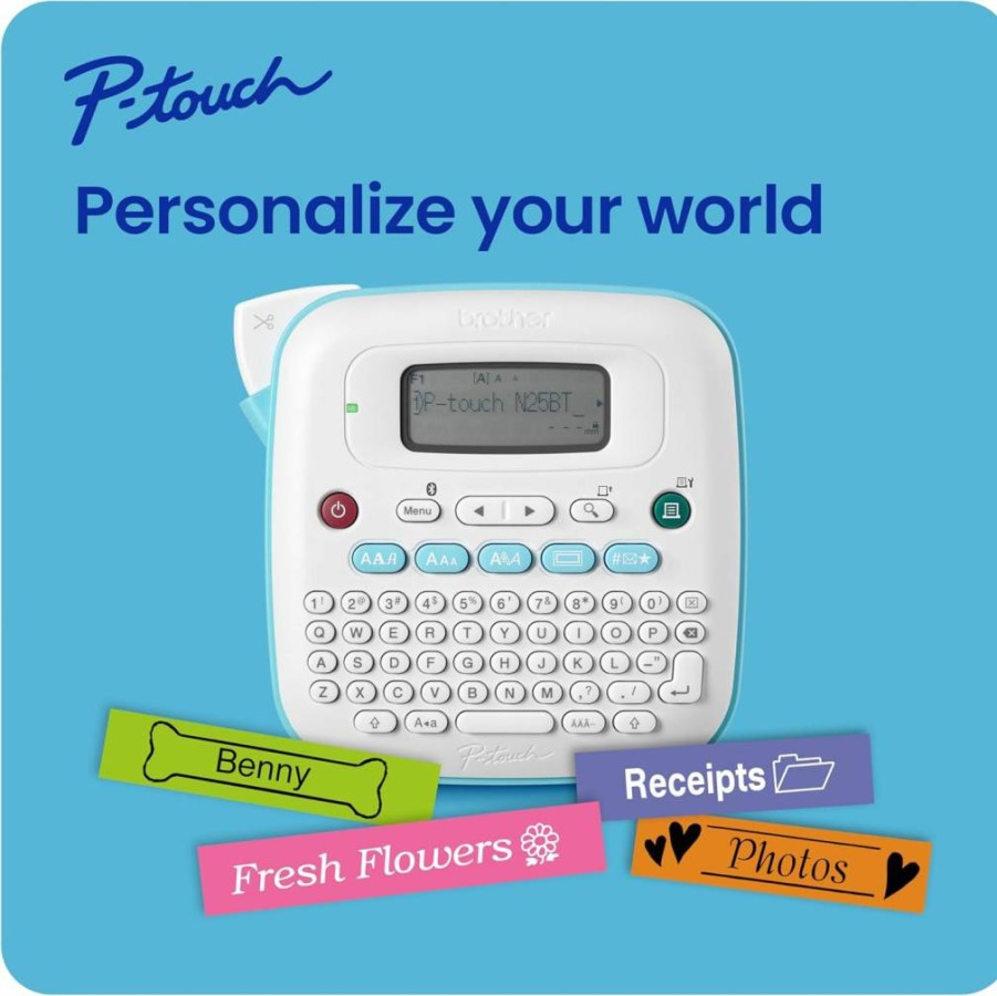Brother PT-N10 Portable Label Maker with 12mm P-Touch Tape for Custom Personalized Labels