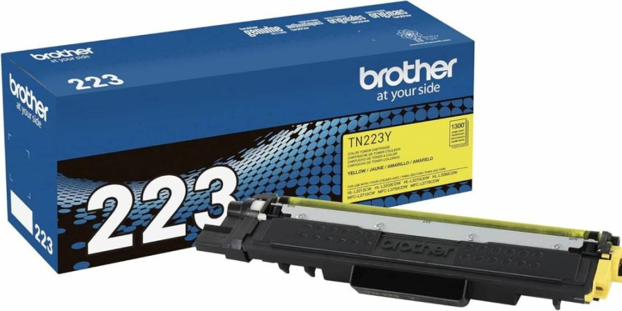 Brother TN227 High-Yield Black Toner Cartridge Twin Pack - 6,000 Pages, Compatible with HL-L3210CW & HL-L3230CDW Printers, Genuine Brother Laser Toner