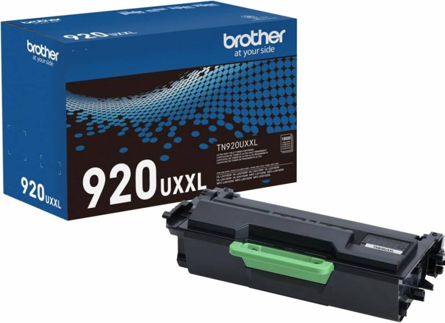 Brother TN920UXXL Ultra High Yield Black Toner Cartridge - 1 Pack, Genuine OEM Compatible with Brother Printers