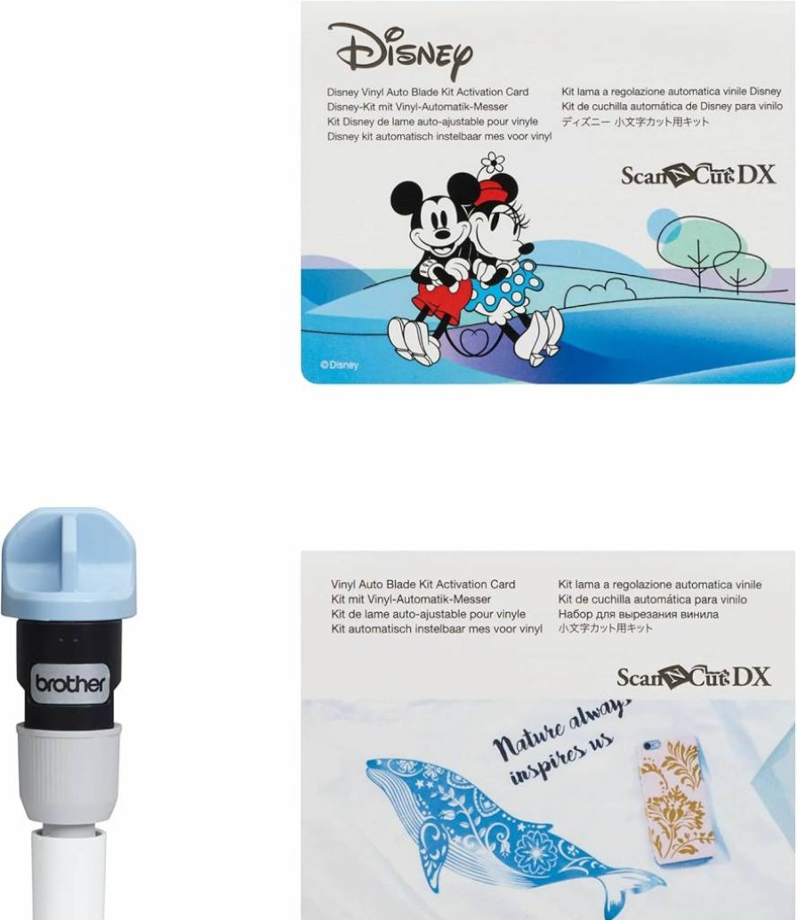 Brother Disney Vinyl Auto Blade Kit CADXVBDSNKIT1 - Compatible with Brother Cutting Machines, No Color, Crafting Supplies