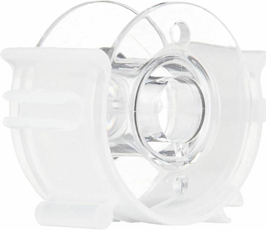 Brother SA998 Bobbin Clips, 10-Pack Clear Sewing Machine Accessories for Brother Machines