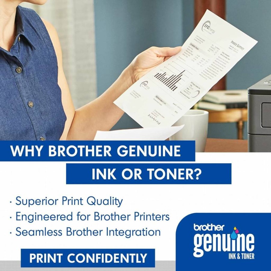Brother TN660 High-Yield Black Toner Cartridge Twin Pack (2-Pack) - Genuine OEM Replacement