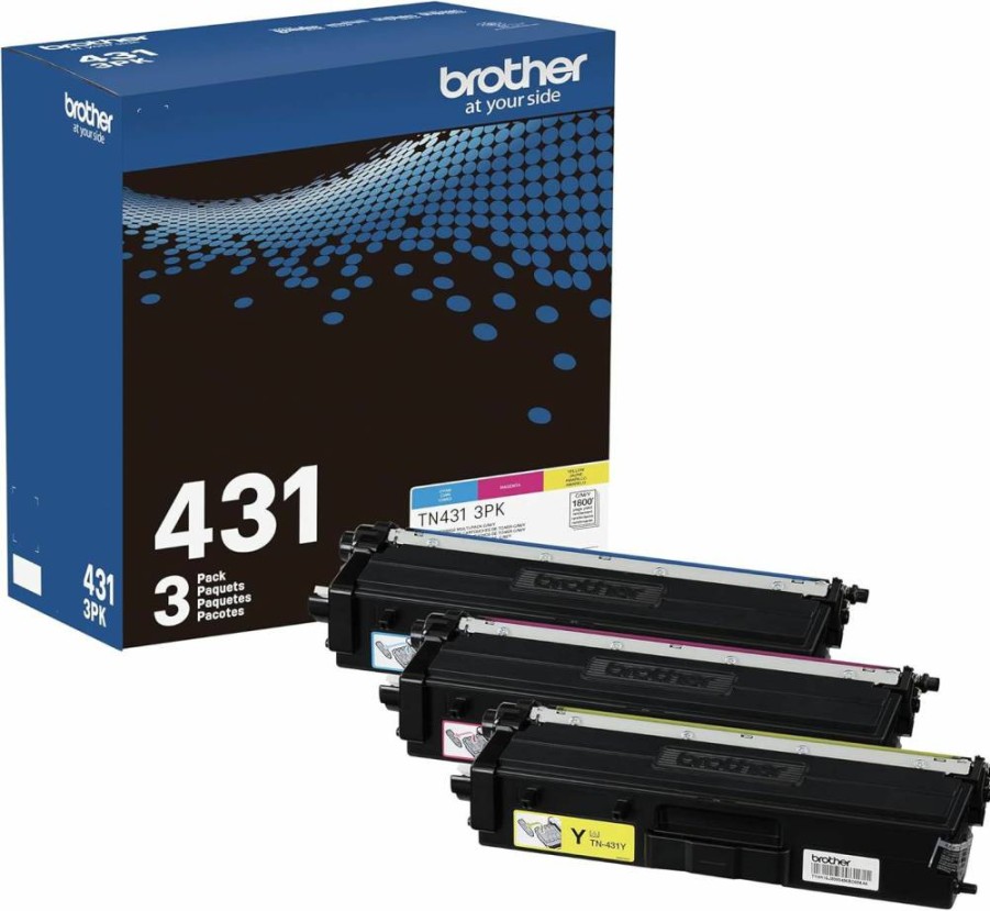 Brother TN431 Magenta Toner Cartridge - Standard Yield, Retail Packaging, Compatible with Brother Printers