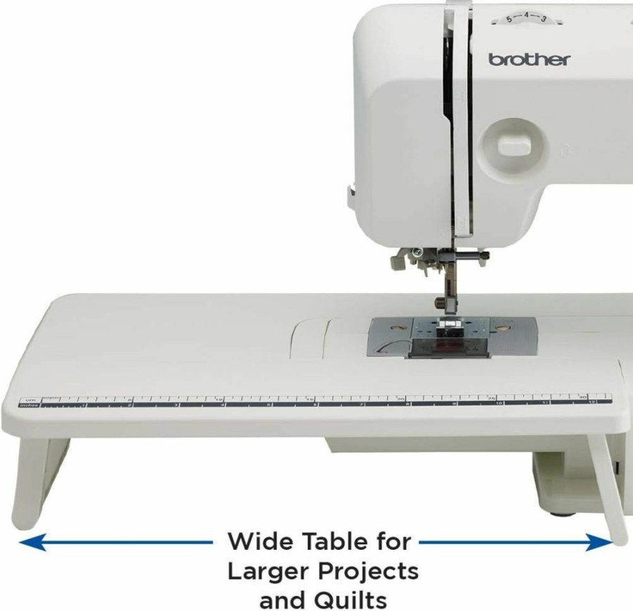 Brother XR3774 Sewing and Quilting Machine with 37 Built-In Stitches, Wide Table, 8 Sewing Feet, Ideal for Quilting and Garment Creation