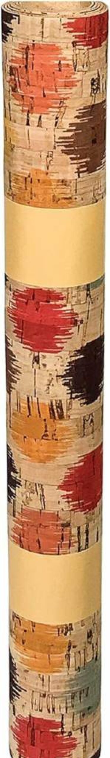 Brother ScanNCut Rolled Cork Fabric with Brush Stroke Patterns - Assorted Colors for DIY Crafts
