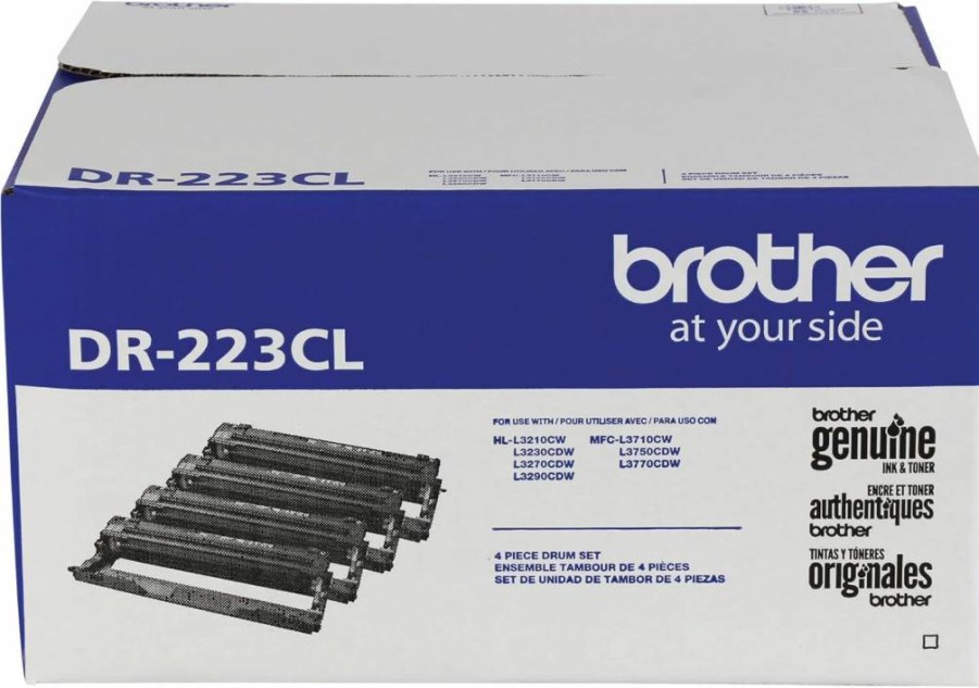 Brother DR223CL Drum Unit - Genuine Black Toner Cartridge, High Yield 18,000 Pages, Compatible with Brother Printers