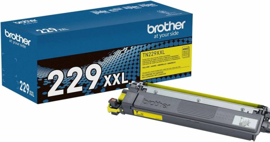 Brother TN229XXLC Cyan Toner Cartridge - High Yield 4,000 Pages, Compatible with HL-L3295CDW, HL-L8245CDW, MFC-L3780CDW, MFC-L8395CDW Printers