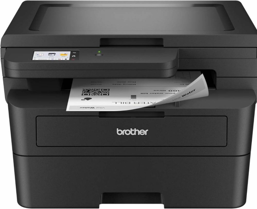 Brother HL-L2480DW Wireless Monochrome Laser Printer with Duplex Printing, Copy, Scan, Mobile Connectivity & Alexa Compatibility | Compact Design for Home Office
