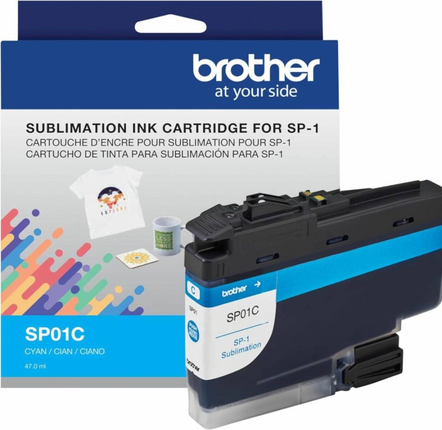 Brother SP01MS Sublimation Ink Cartridge - 48ml Magenta (Genuine, Compatible with Brother Printers)