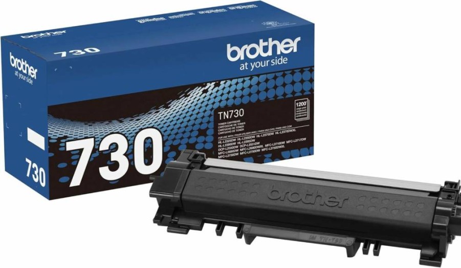 Brother TN760 High-Yield Black Toner Cartridge Twin Pack (2-Pack) - Genuine OEM Compatible with Brother Printers