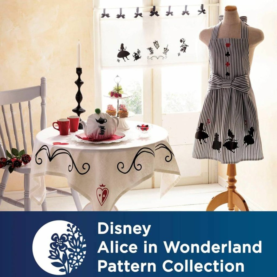 Brother ScanNCut Disney Alice in Wonderland CADSNP09 - 31 Intricate Die-Cut Designs for Crafting, No Color