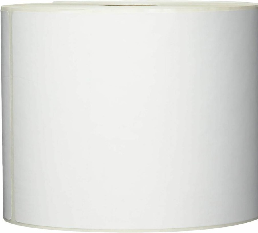 Brother 4"x6" Polypropylene Labels for Wax & Wax/Resin Ribbons, 1" Core, 505 Labels per Roll, 4 Rolls per Case (Tt Synthetic)