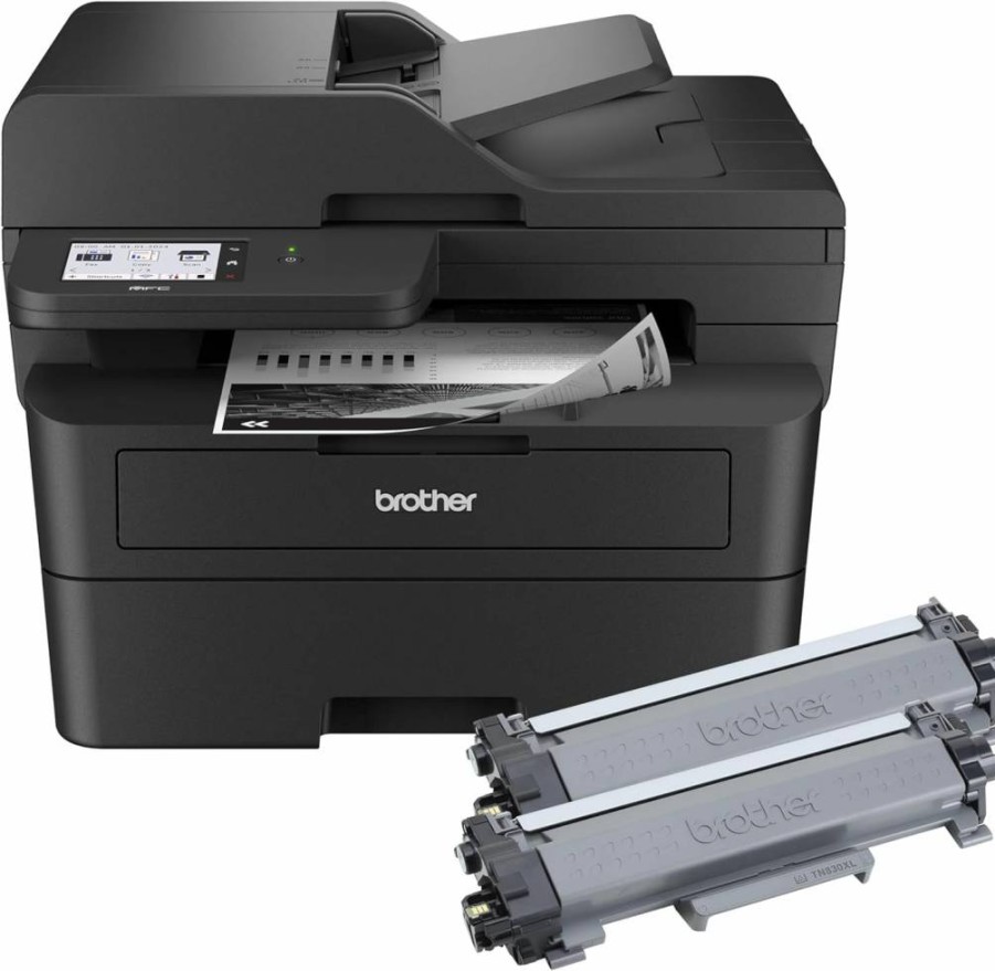 Brother MFC-L2900DW Wireless Monochrome Laser Printer with Duplex Printing, Scanning, Fax | 4200-Page Toner Capacity | Amazon Dash Replenishment Ready