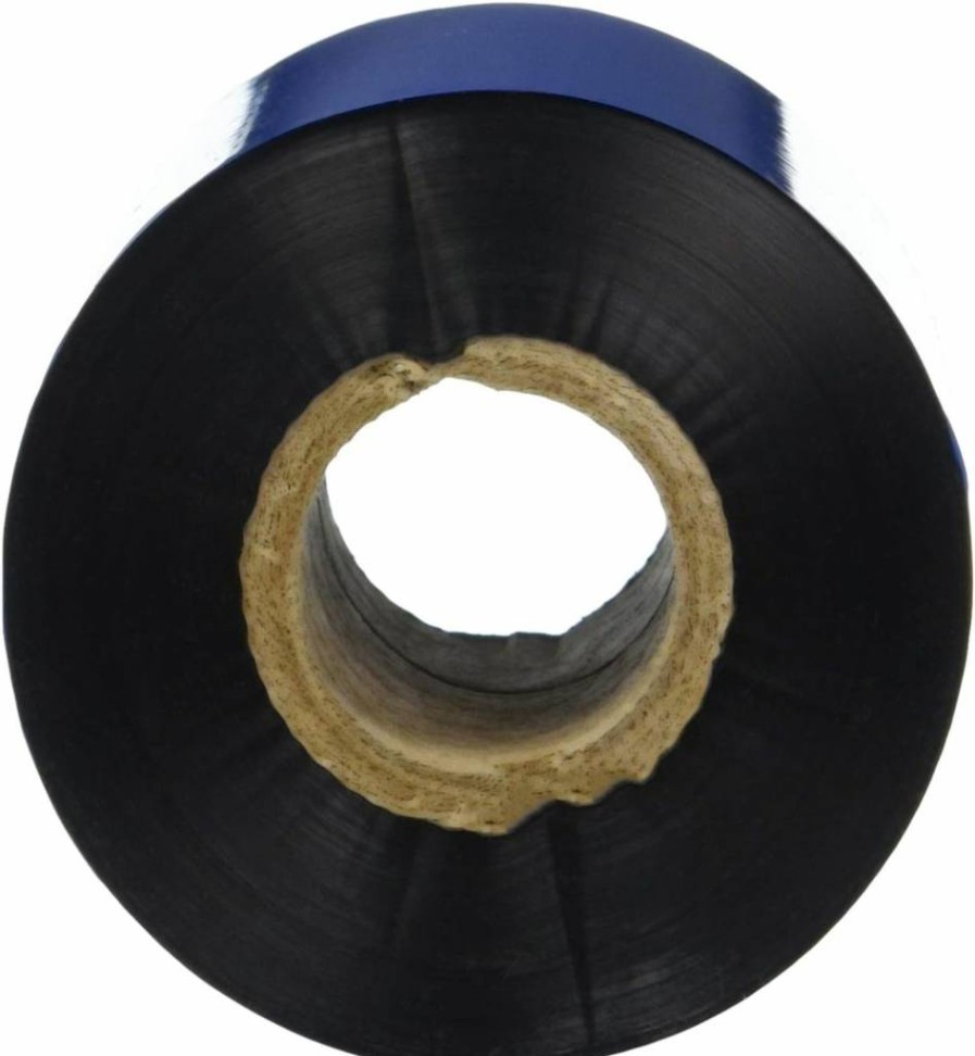 Brother 76mm (3.0In) Black Wax/Resin Thermal Transfer Ribbon for High-Quality Printing