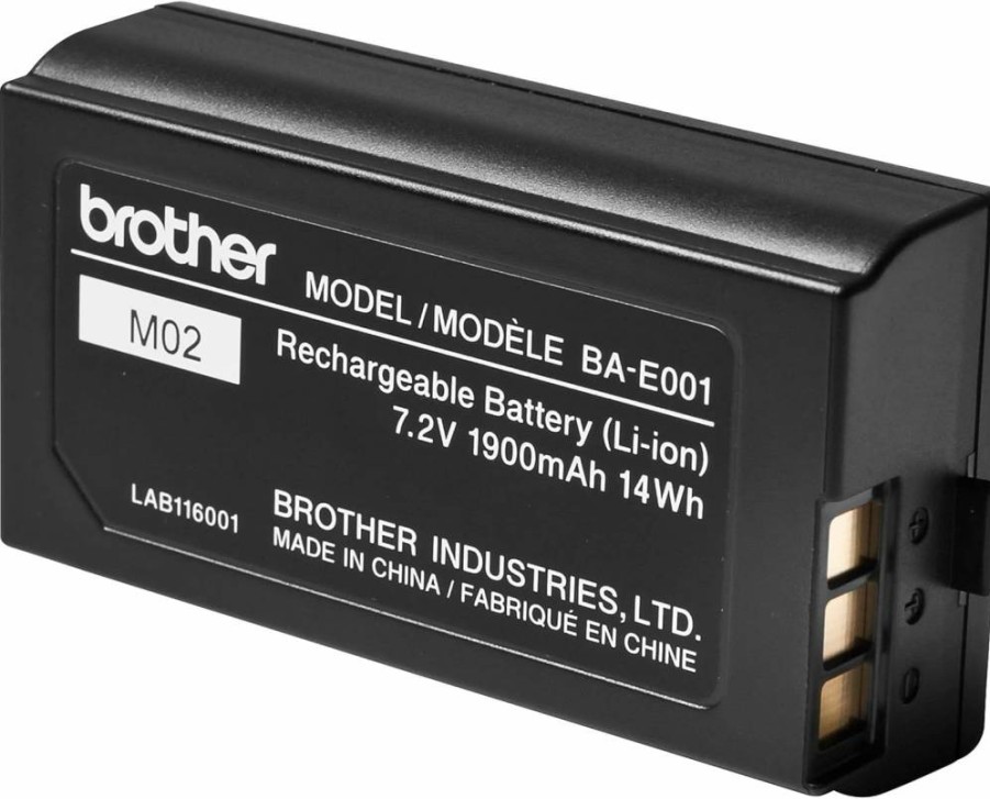 Brother P-Touch Ba-E001 Li-Ion Rechargeable Battery for Label Makers - Compatible with Brother Label Printers