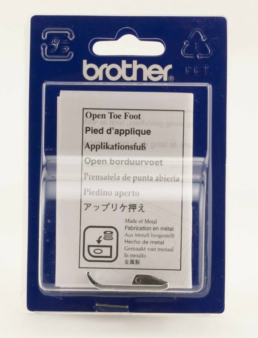 Brother SA186 Open Toe Metal Presser Foot for Sewing Machines