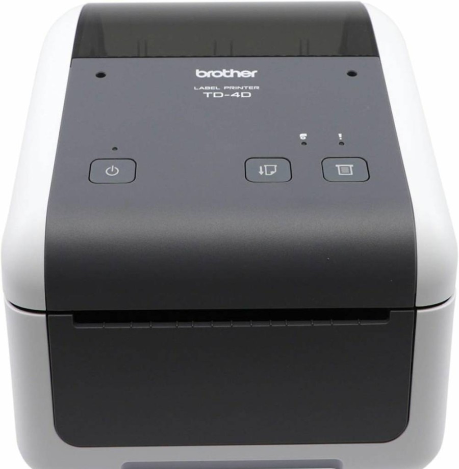 Brother TD-4210D Direct Thermal Printer - 4" Desktop Label & Receipt Printer, 203 dpi, 5 IPS, USB 2.0, Entry-Level Business Printing
