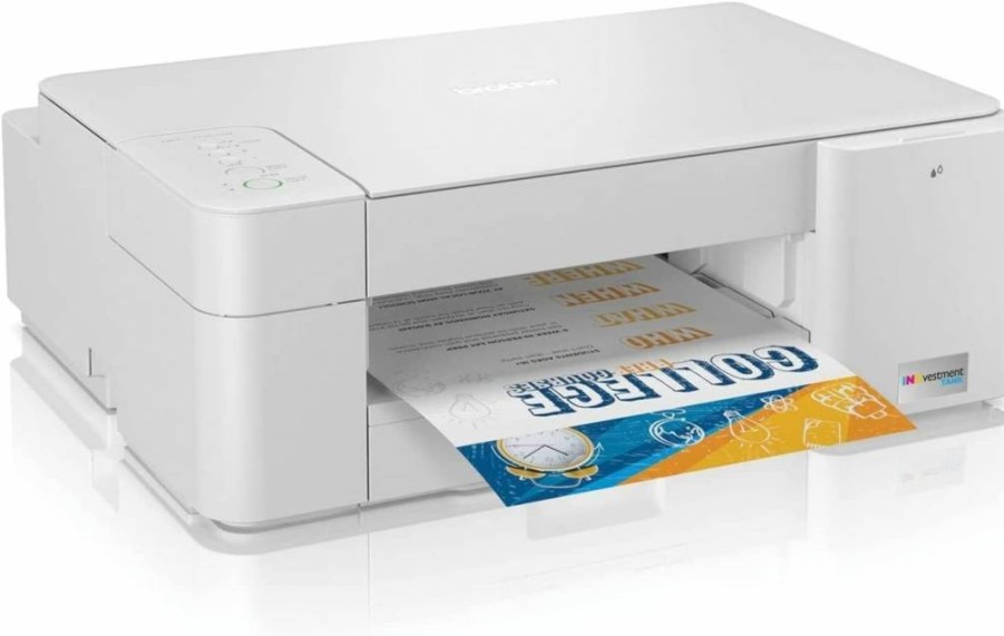 Brother MFC-J1215W Wireless Color Inkjet All-in-One Printer with 1-Year Ink Supply, Scanner, Copier & Fax