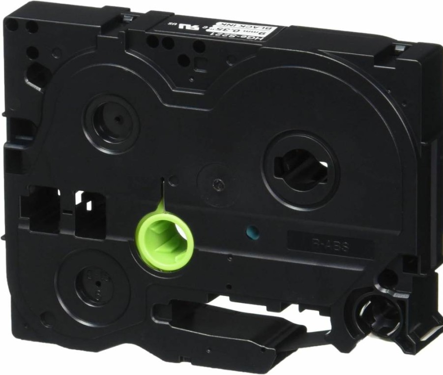 Brother PT-H1215PK Genuine 9mm P-Touch Label Tape, 26.2ft Black on Clear, Extra Strength Adhesive for Indoor/Outdoor Use, Resistant to Extreme Temperatures, Chemicals & Moisture