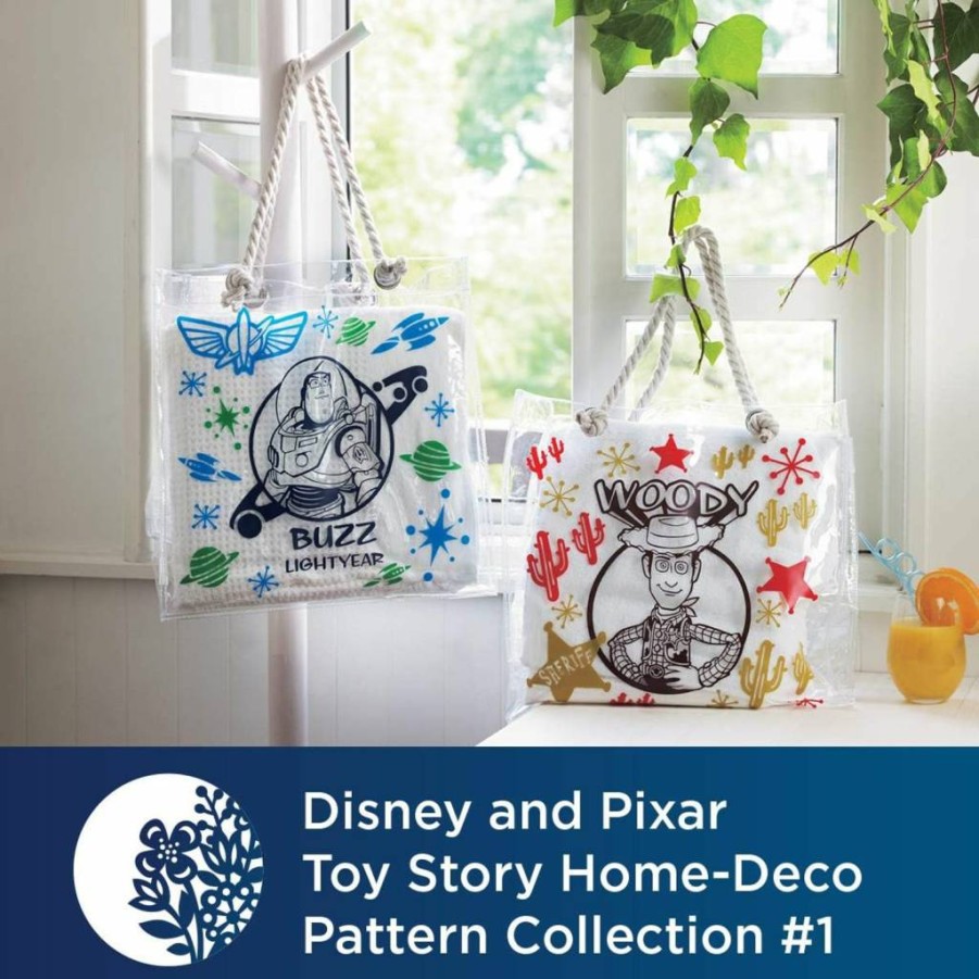 Brother ScanNCut Disney Pixar Toy Story Digital Cutting Patterns - 33 Designs Featuring Buzz Lightyear, Woody, Jessie & Aliens (CADSNP05) Home Decor Collection