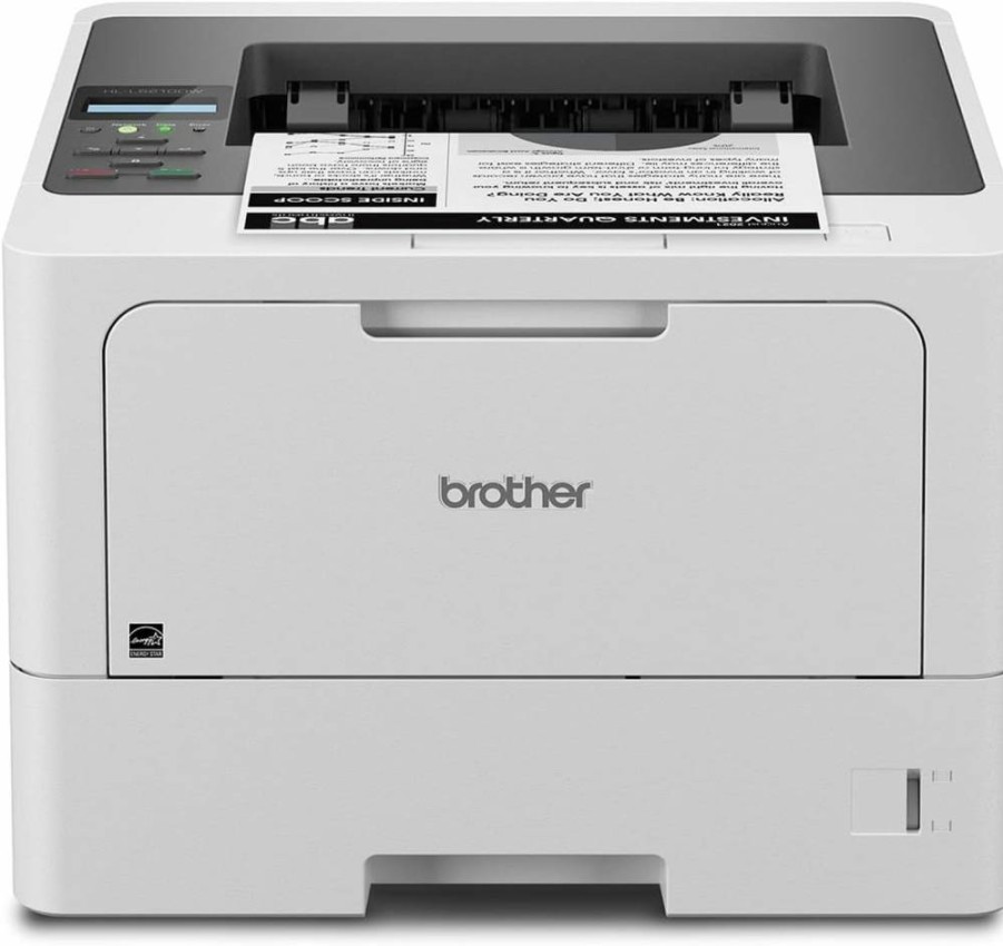 Brother HL-L5210DN Monochrome Laser Printer with Duplex Printing, Mobile & Alexa Compatibility, Gigabit Ethernet, High-Speed Business Printing