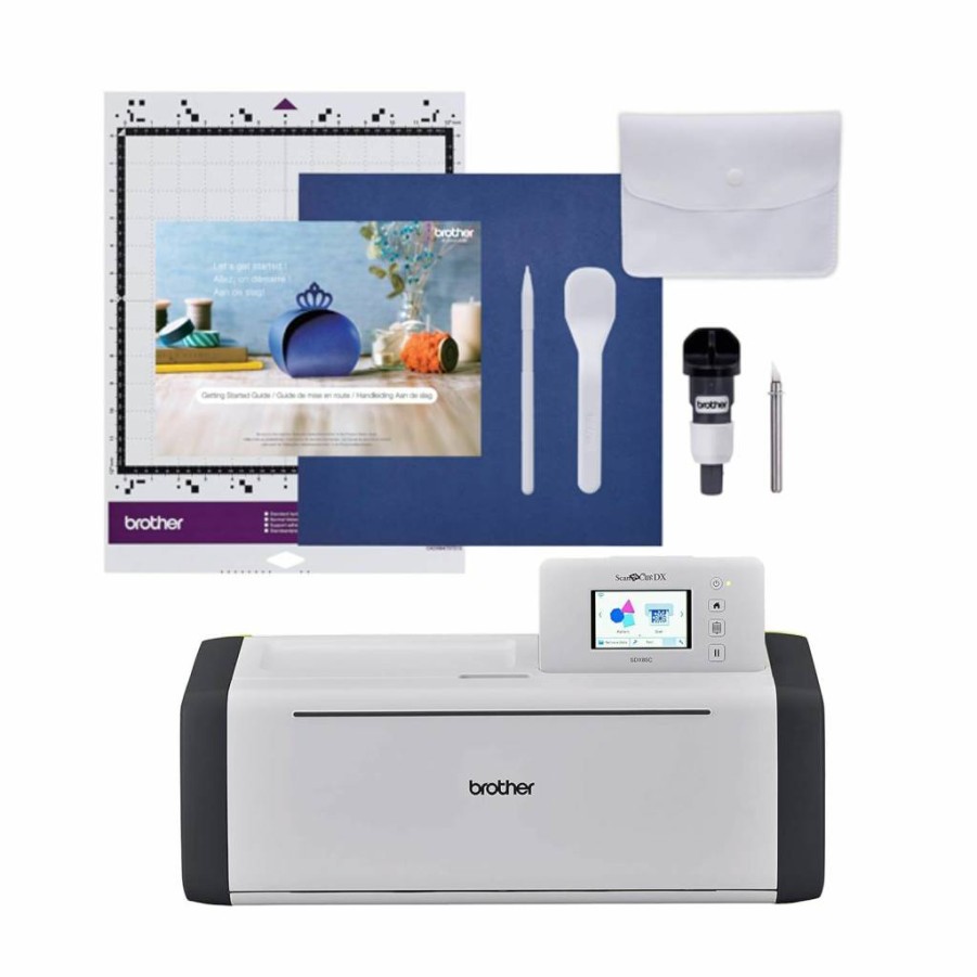 Brother ScanNCut SDX85C DIY Cutting Machine with Scanner - Create Vinyl Wall Art, Cards, Appliques, 251 Built-in Patterns, Charcoal