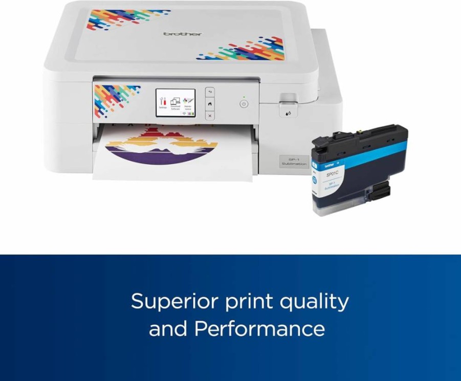 Brother SP01CS Genuine Cyan Sublimation Ink Cartridge - 48ml for High-Quality Printing