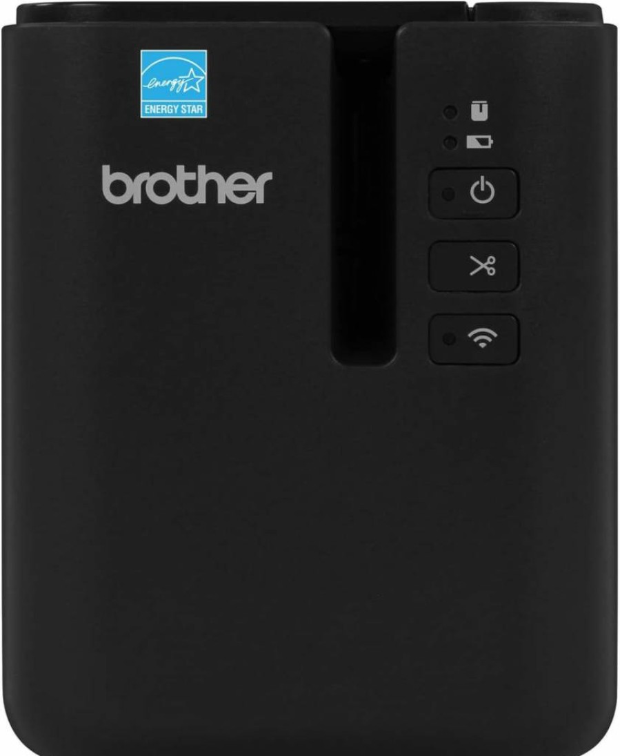 Brother PT-P900C Industrial Label Printer - High Resolution Desktop Label Maker for Professional Use, Black