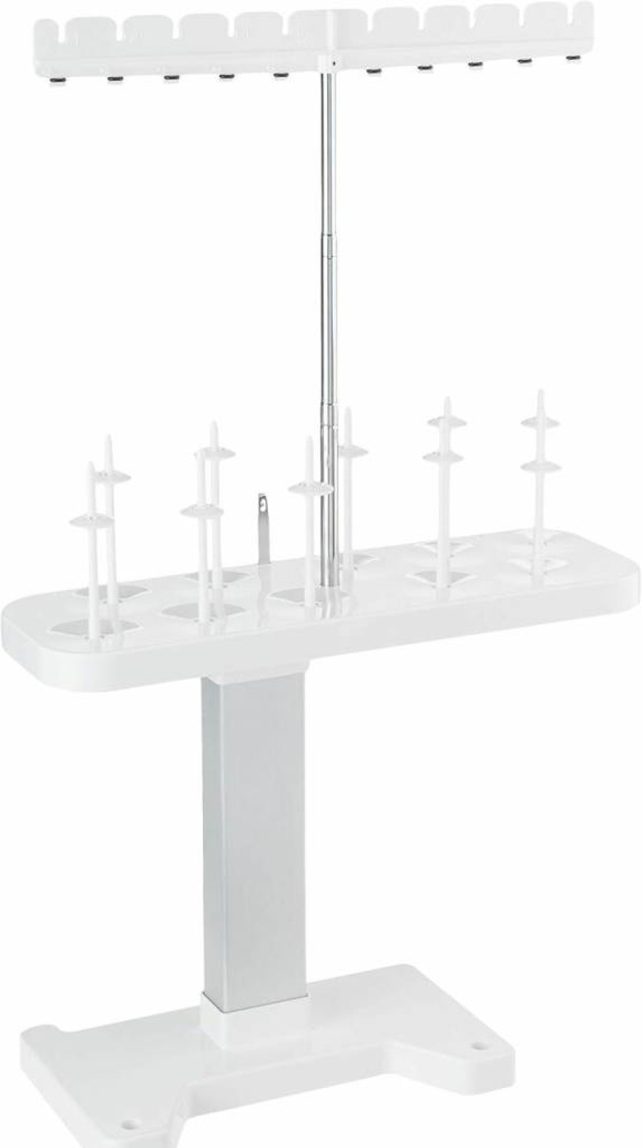 Brother SA503 10-Spool Thread Stand for Sewing Machines | White Thread Organizer | Brother Sewing Accessories