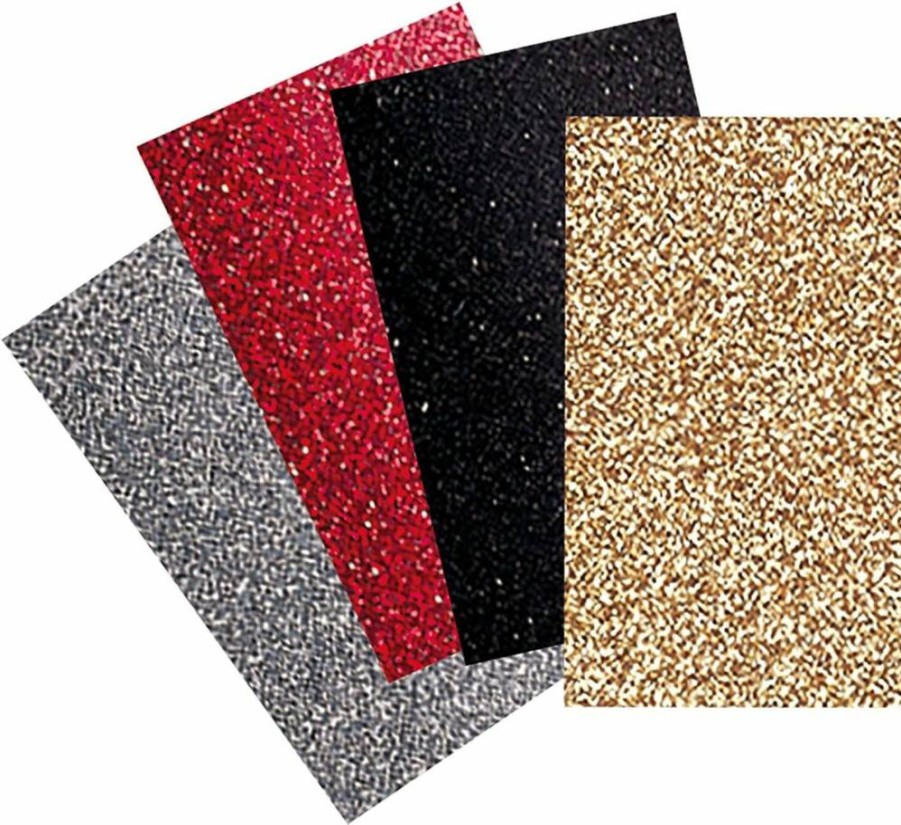 Brother ScanNCut CATG01 Iron-On Glitter Heat Transfer Vinyl Sheets for DIY Crafts