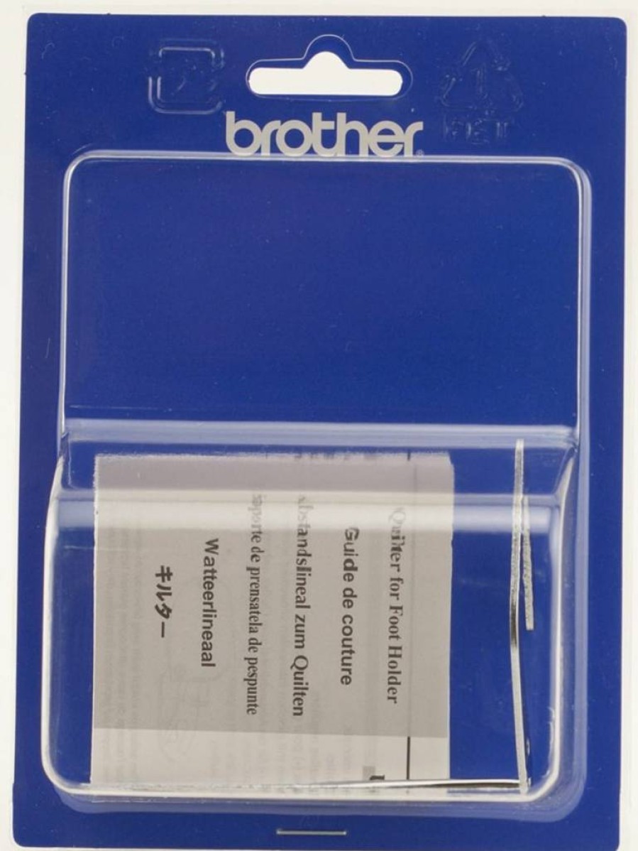 Brother SA132 Quilting Guide Foot for Sewing Machines - Silver Presser Foot Attachment for Precise Quilting Stitches