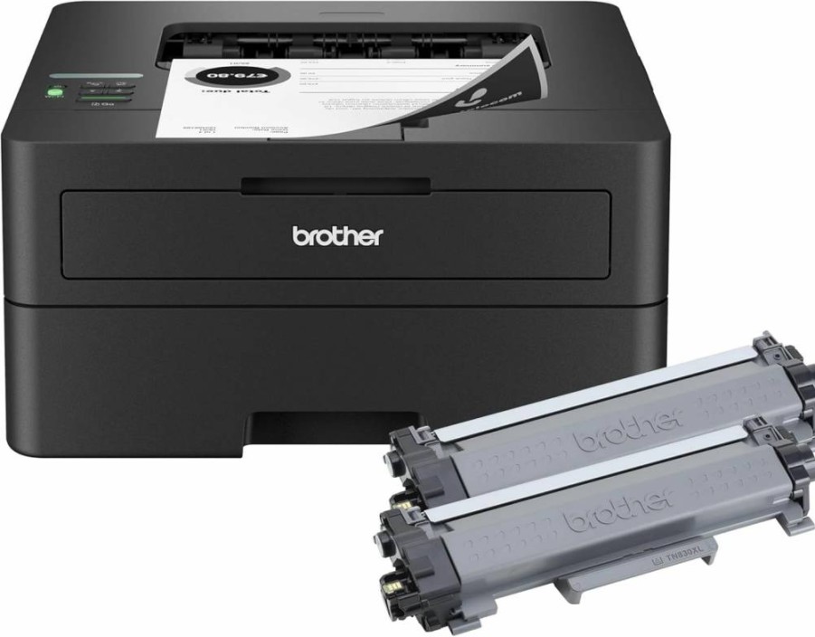 Brother HL-L2460DW Monochrome Laser Printer with Wireless Printing, Duplex, XL Paper Capacity
