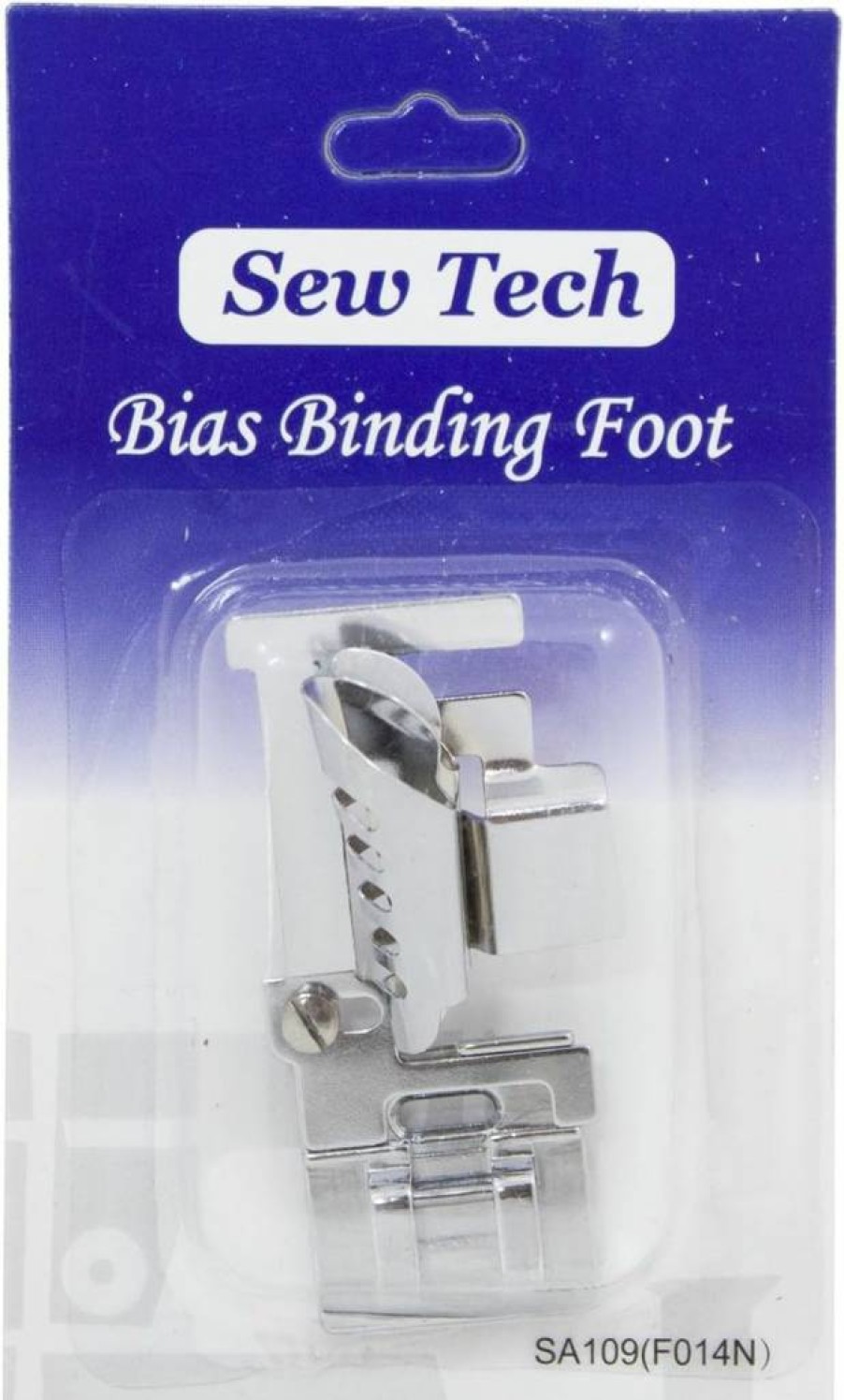 Brother SA109 1/4 Inch Quilt Binding Foot for Sewing Machines - Silver Presser Foot Compatible with Brother Models