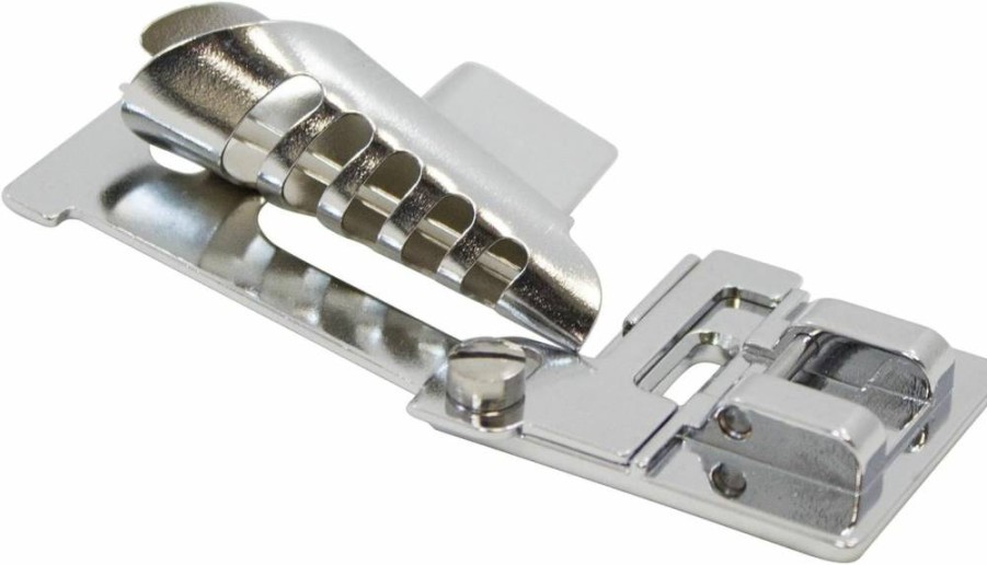 Brother SA109 1/4 Inch Quilt Binding Foot for Sewing Machines - Silver Presser Foot Compatible with Brother Models