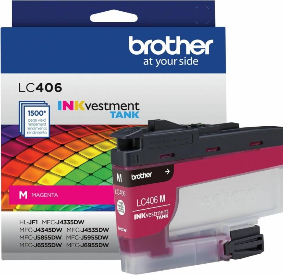 Brother LC406XL High Yield Black Ink Cartridge - LC406XLBK Compatible with Brother Printers