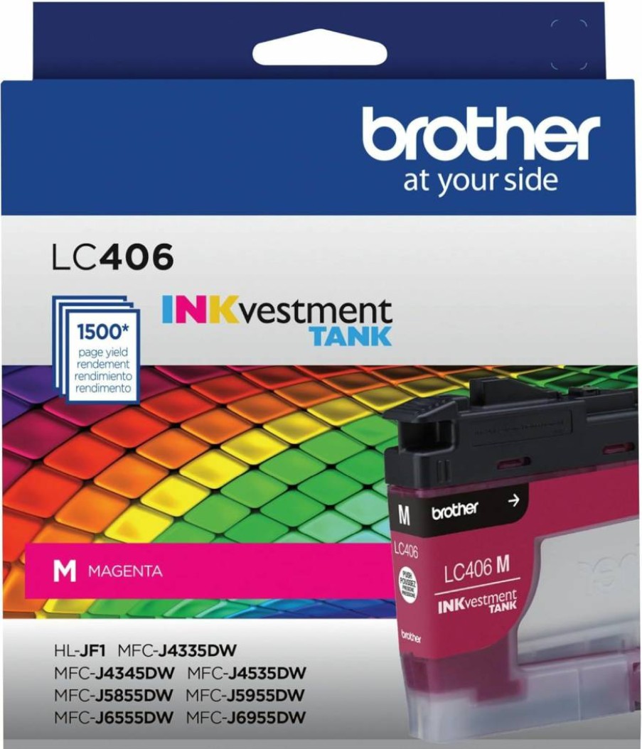 Brother LC406XL High Yield Black Ink Cartridge - LC406XLBK Compatible with Brother Printers