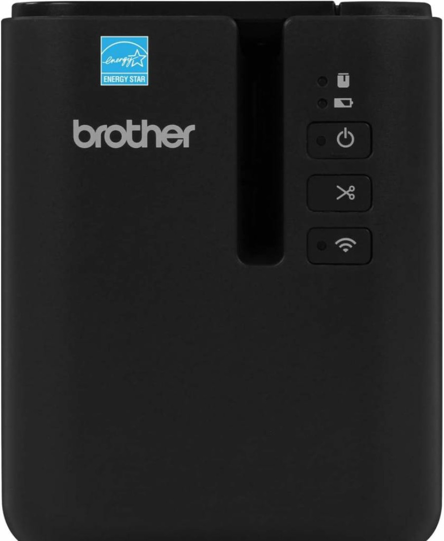 Brother PT-P900Wc Industrial Label Printer with Wi-Fi, High-Resolution Printing, Desktop Label Maker for Professional Use, Black