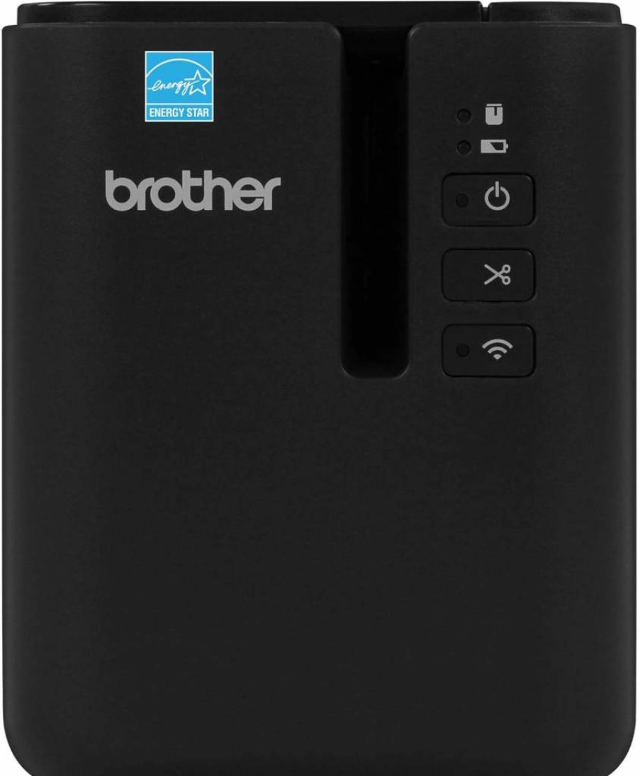 Brother PT-P900Wc Industrial Label Printer with Wi-Fi, High-Resolution Printing, Desktop Label Maker for Professional Use, Black