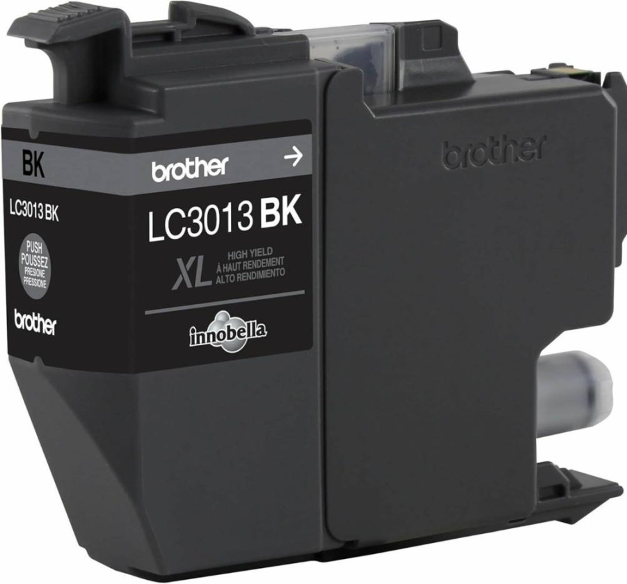 Brother LC3013BK High-Yield Black Ink Cartridge - Up to 400 Pages, Standard Capacity, Compatible with Brother Printers