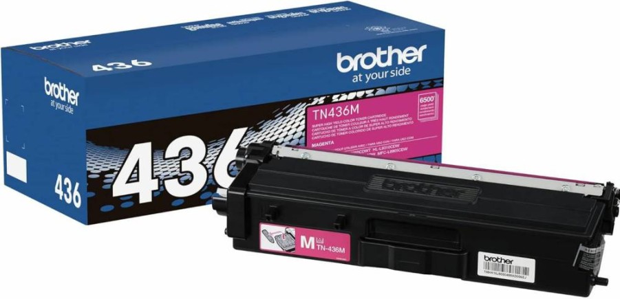 Brother TN436BK High Yield Black Toner Cartridge - Retail Packaging, Compatible with Brother Printers