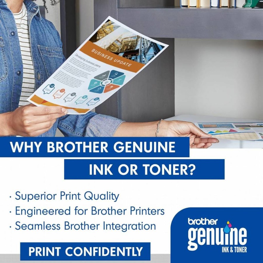 Brother TN436BK High Yield Black Toner Cartridge - Retail Packaging, Compatible with Brother Printers