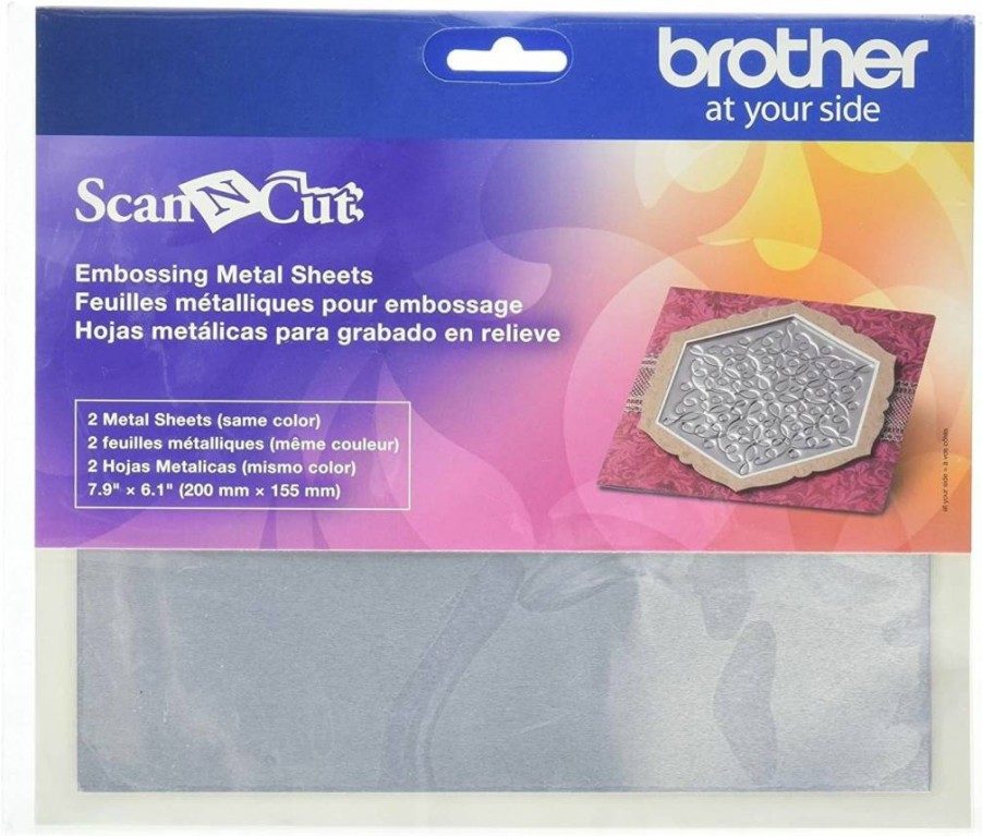 Brother Silver Embossing Accessory Kit for Crafting and Scrapbooking - CABSSMS1